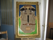 Vernissage at the art studio in Madrid, 2007