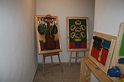 Vernissage at the art studio in Madrid, 2010